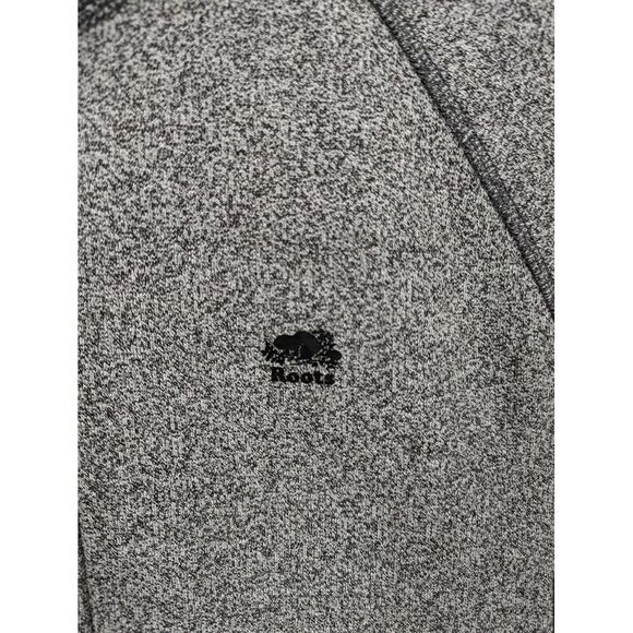 Roots Canada Men's Gray Full Zip Fleece Sweatshirt Style Jacket, Large, GREAT!! - Picture 6 of 9